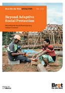 This analysis argues that the narrow view of adaptive social protection tends to obscure the full potential of social protection in addressing climate risks, while ignoring the underlying more systemic inequalities and risks of climate change. This analysis argues that the narrow view of adaptive social protection tends to obscure the full potential of social protection in addressing climate risks, while ignoring the underlying more systemic inequalities and risks of climate change.