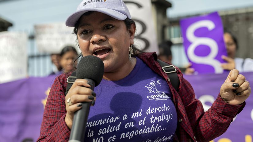 Heute ist Liliam Castillo eine der Anführerinnen im Kampf um bessere Arbeitsbedingungen.
