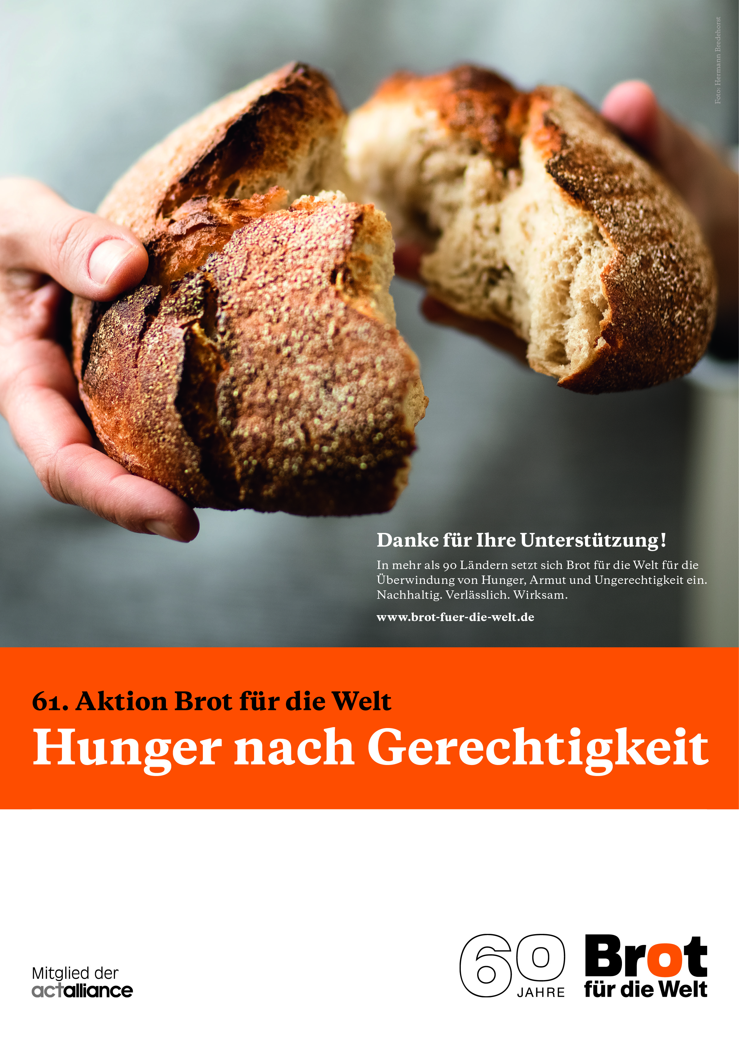Plakate Brot für die Welt