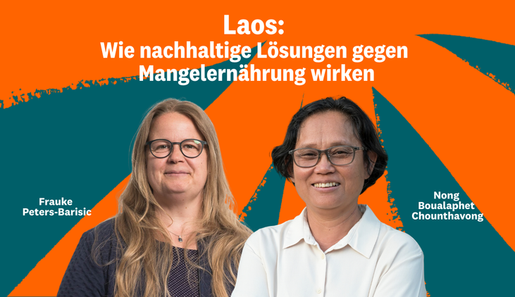 Header für die Online-Veranstaltung "Digital verbunden" zum Thema Laos