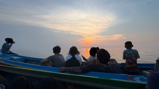 Mit dem Boot auf dem Tonle Sap