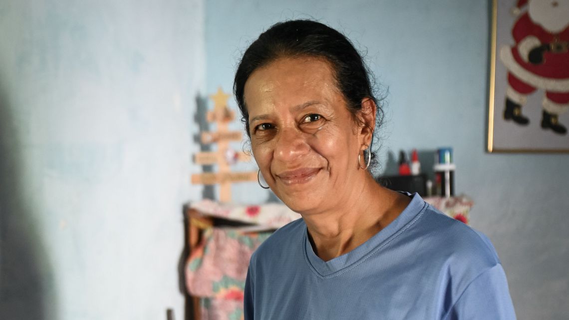 Martha Berrío in ihrer Wohnung