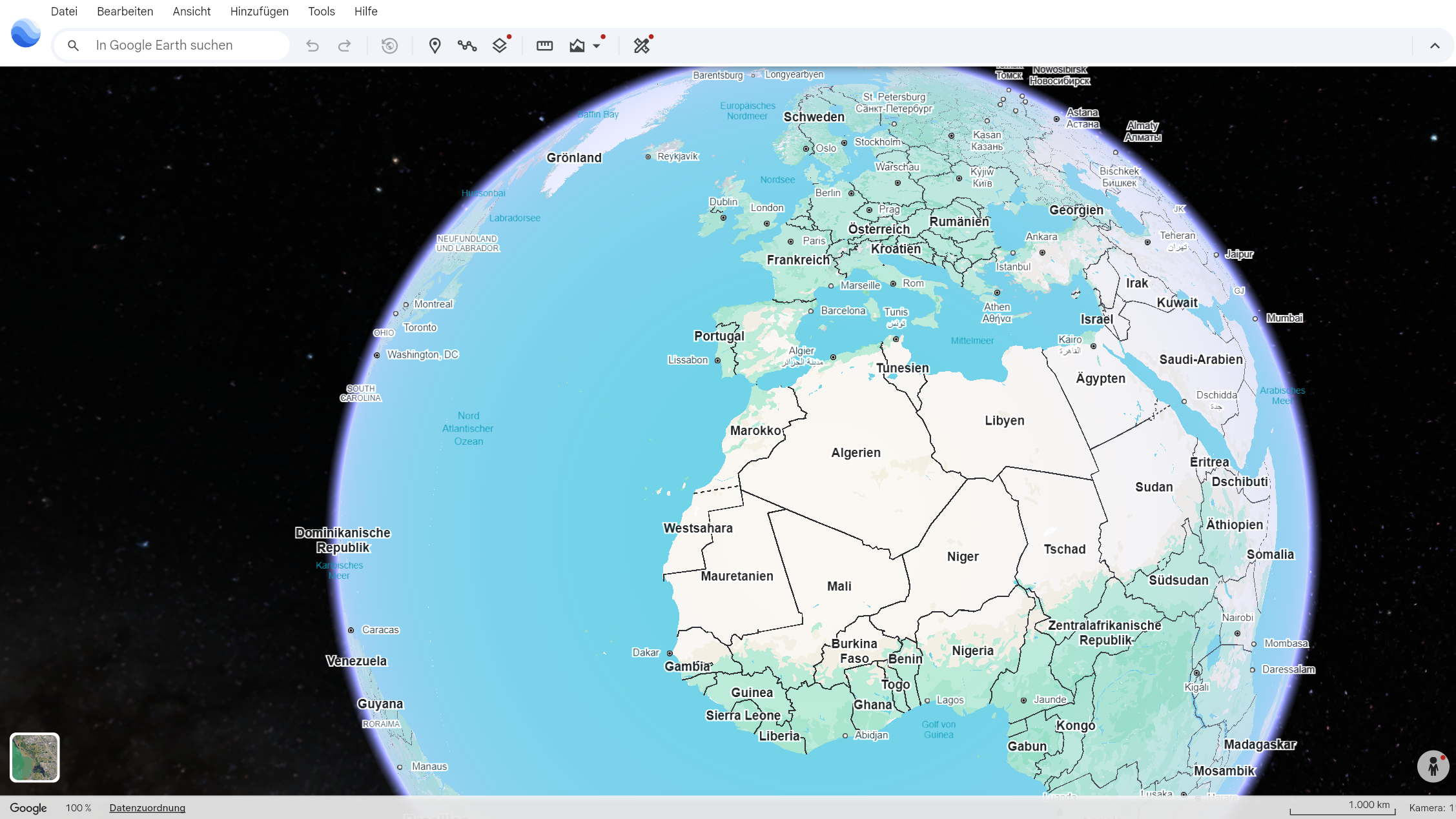 Screenshot Google Earth