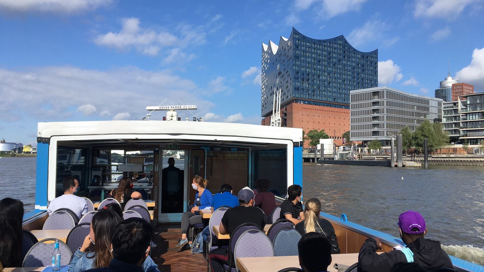 Barkassenfahrt im Hamburger Hafen mit Brot für die Welt