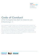 Code of Conduct of the EWDE