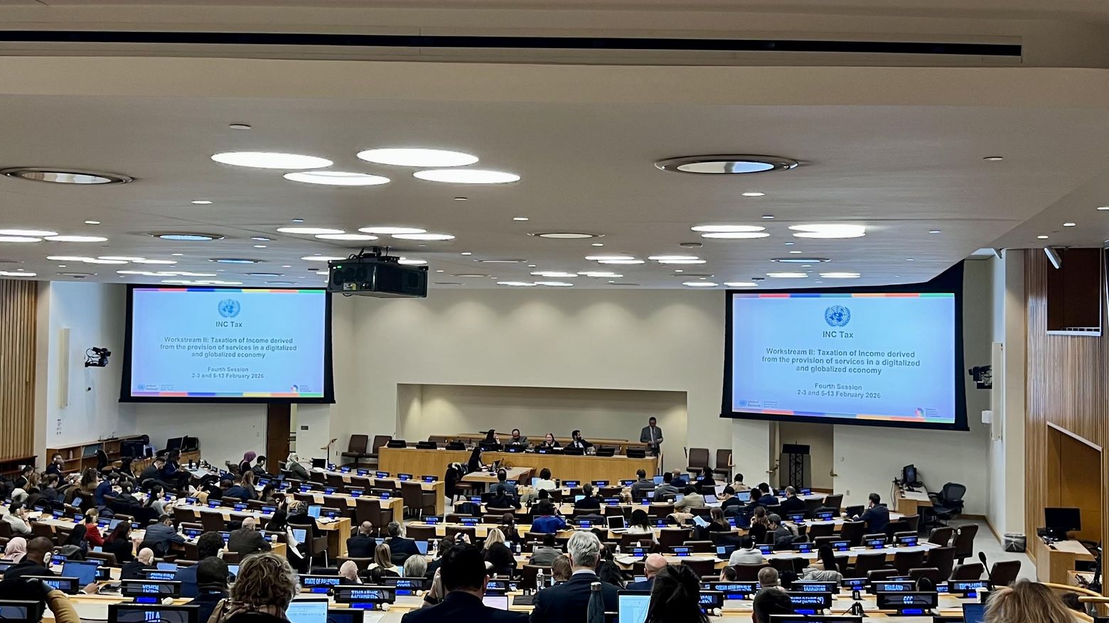 Verhandlungssaal der UN in New York