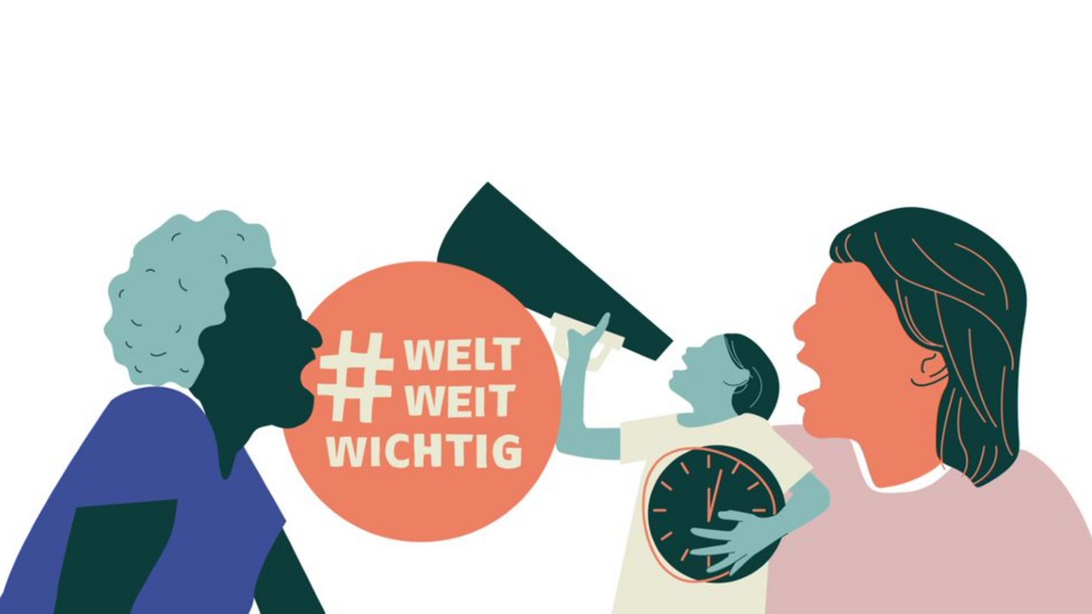 Darstellung zur VENRO Kampagne #weltweitwichtigig