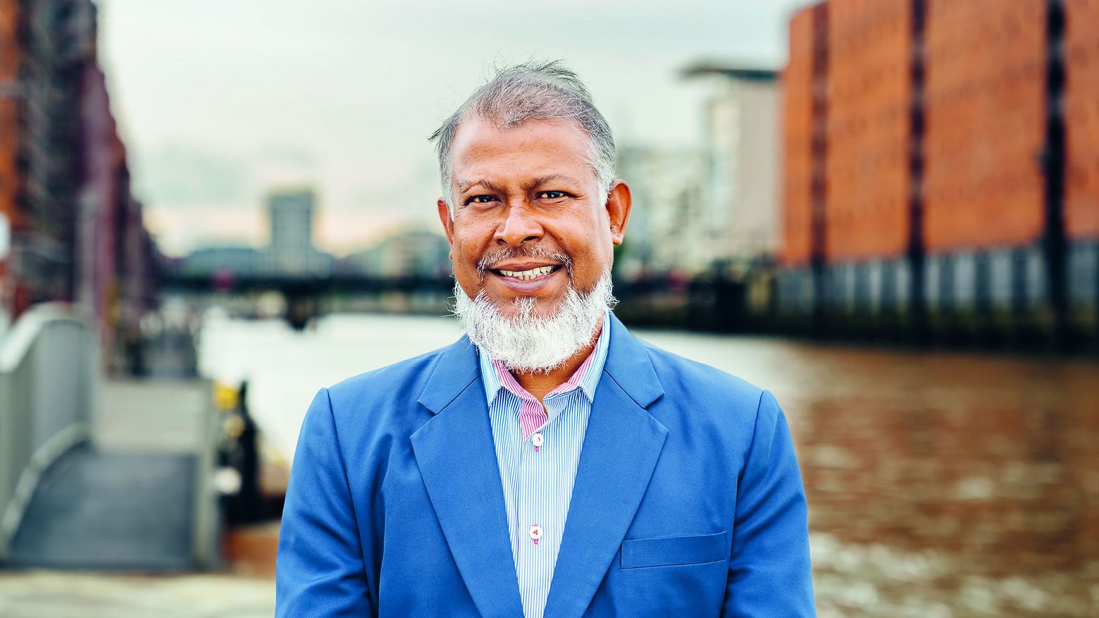 Der Klima-Aktivist Foezullah Talukder aus Bangladesch arbeitet zurzeit an der Universität Hamburg.