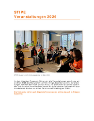 STIPE-Veranstaltungen 2026