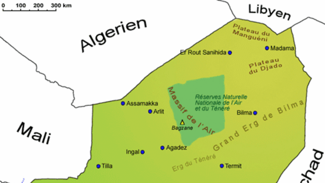 Niger Landkarte