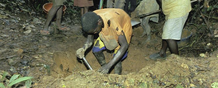Coltan-Mine in DR Kongo