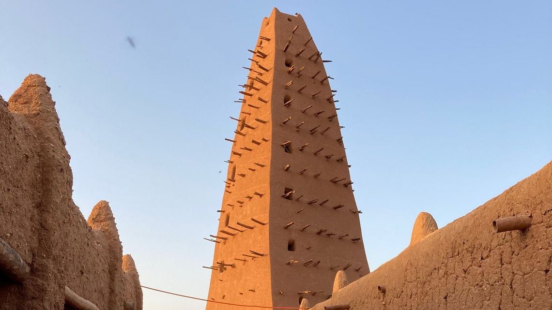 Einstiger Tourimsusmagnet: Alte Moschee in der Altstadt von Agadez.