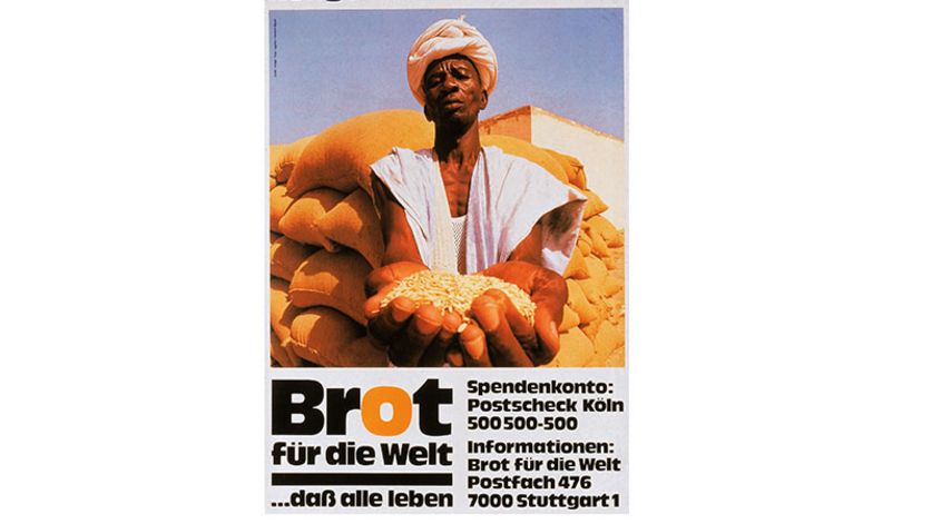 Plakate Brot für die Welt