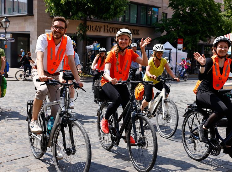 Fahrradtour zum Kirchentag 2023