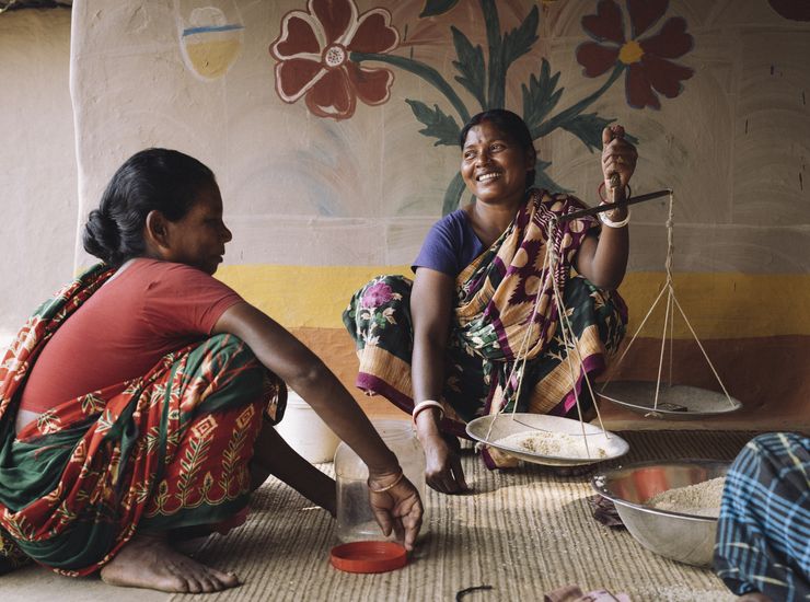 Indigene Kleinbauern in Bangladesch