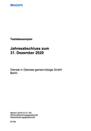 Bilanz zum 31. Dezember 2020 Bilanz zum 31. Dezember 2020