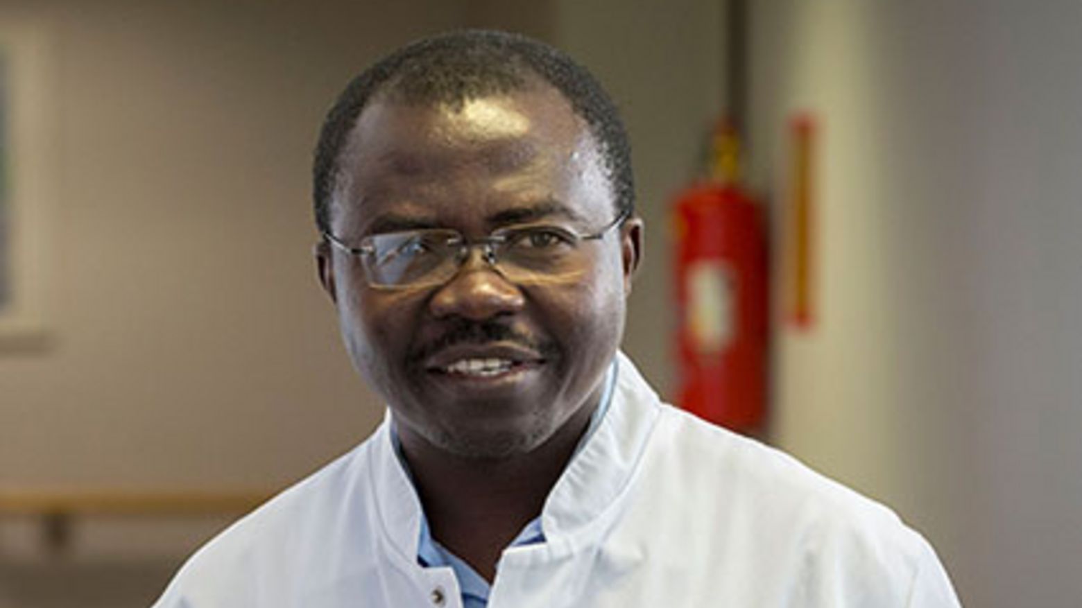 Dr. Ndilta, leitender Arzt des Krankenhauses von Koyom