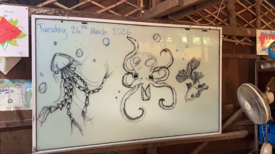 Kunstunterricht mit älteren Schüler*innen: "Whiteboard Art"