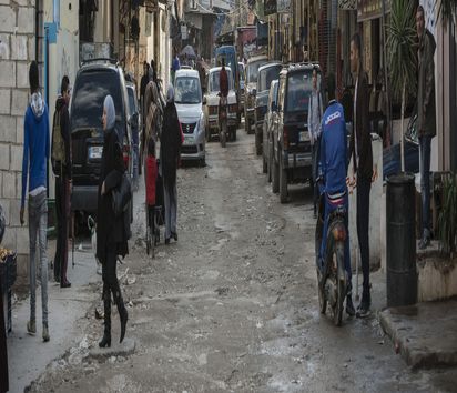 Strassenszenen im Palaestineser Camp Ein al-Hilweh Sidon-Distrikt (Libanon) am 09.12.13. Projektpartner NASHET. Foto: Thomas Lohnes / DKHReportage fuer die Diakonie Kathastrophenhilfe.