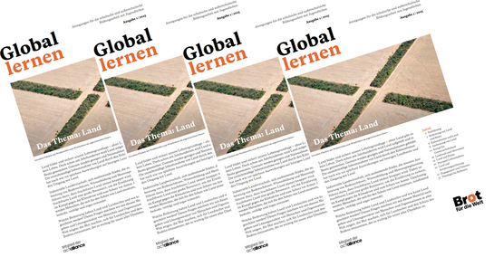 Mehrere Global lernen Land nebeneinander