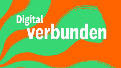 Header für die Online-Veranstaltungsreihe Digital verbunden