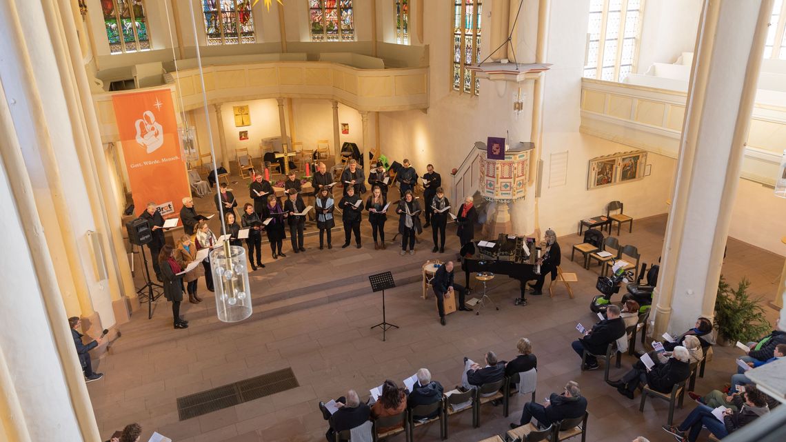 Musikalische Untermalung durch die Kantorei Eschwege