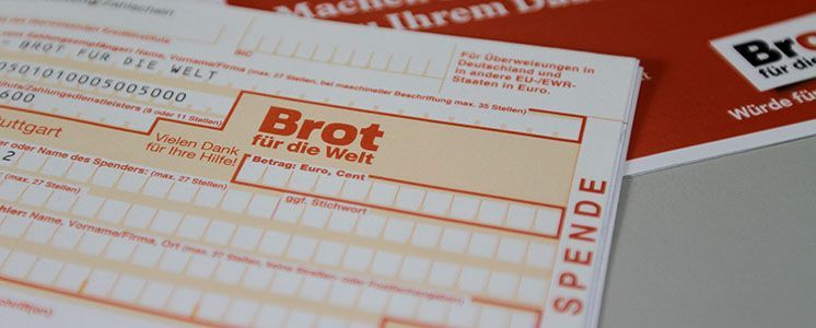 Spenden Bank-Überweisung