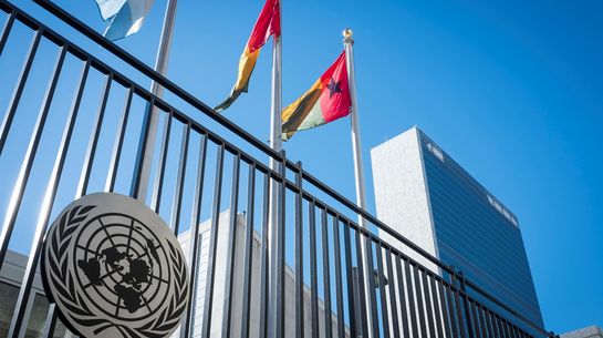 Das UN-Hauptgebäude in New York