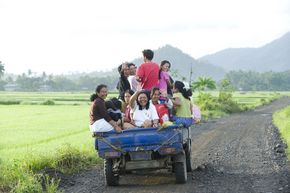 On the Road in Palawan (Philippines)