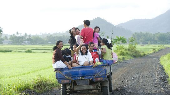 On the Road in Palawan (Philippines)