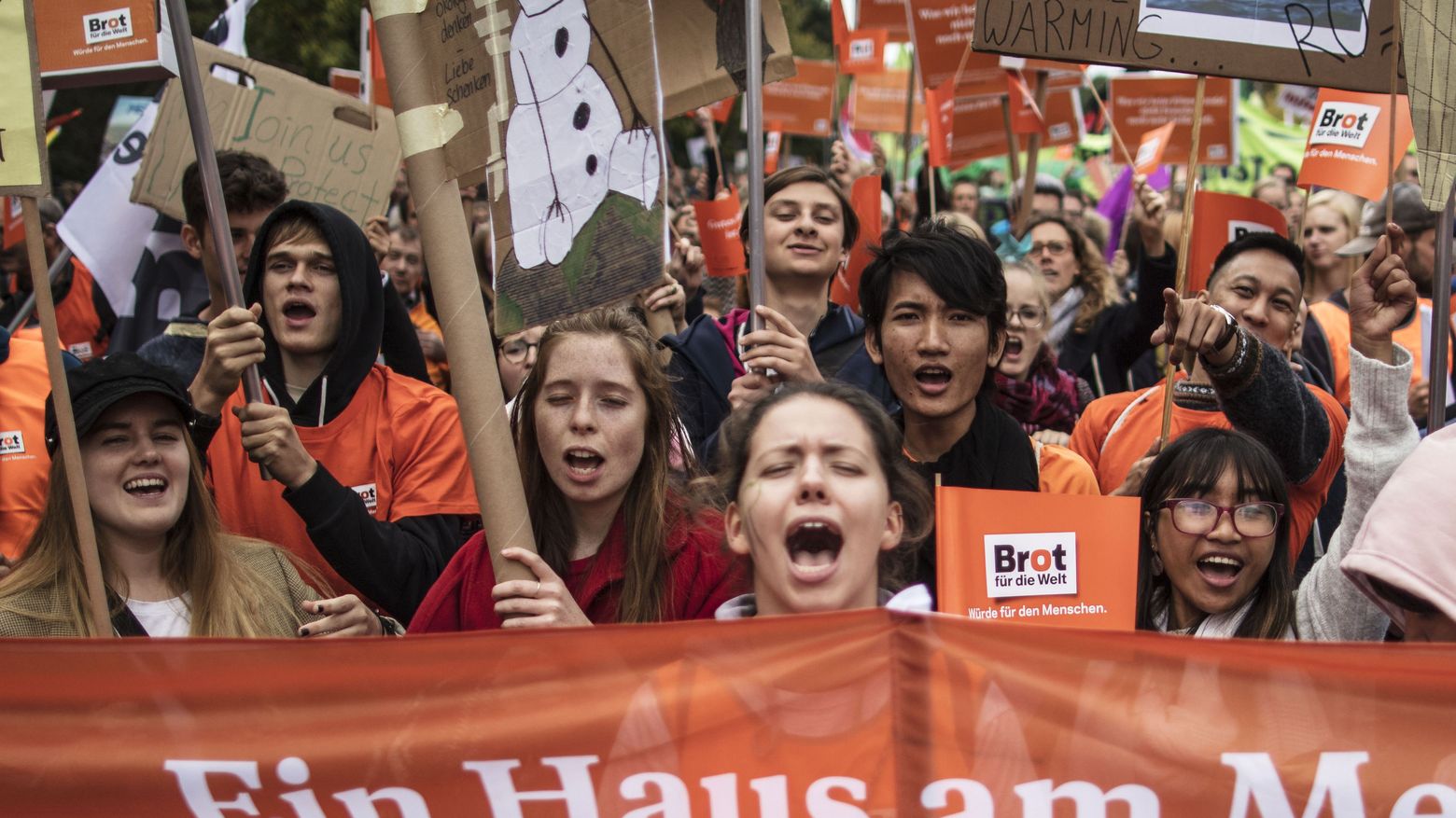 Bild von Demonstrierenden beim Klimastreik am 20.9.2019