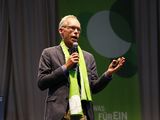 Johan Rockström, Direktor der Potsdam Instituts für Klimafolgenforschung, fordete zu einem klimabewussten Handeln auf.