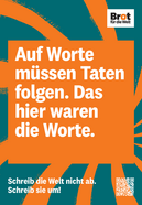 Taten statt Worte