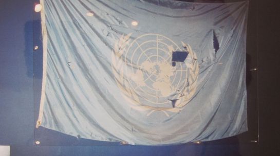 Flagge im UN-Gebäude, New York
