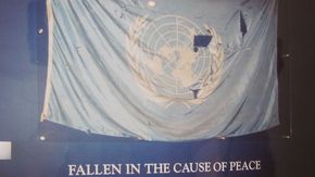 Flagge im UN-Gebäude, New York