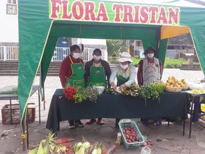 Marktstand von APPEQ in Huasao
