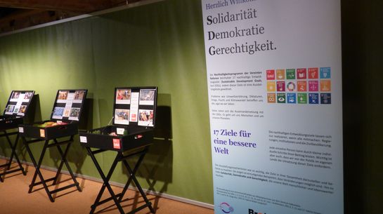 Die SDG-Ausstellung im Naturpark-Haus Oberschönenfeld