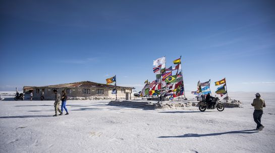 Im bolivianischen Salzsee Salar de Uyuni lagern gigantische Lithiumvorkommen.