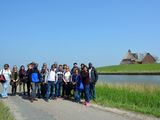 Erkundung der Warften auf der Hallig Hooge