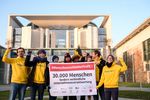 Pressefoto Übergabe der 30.000 Unterschriften++ am 21.12.2016 in Berlin (Berlin).