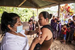 Impfaktion in Guatemala 