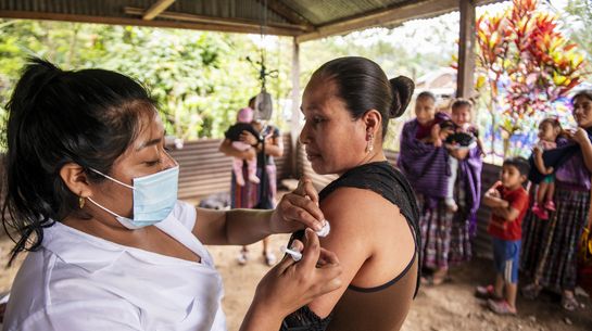 Impfaktion in Guatemala 