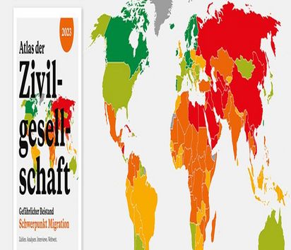 Bild des Atlas der Zivilgesellschaft von Brot für die Welt 