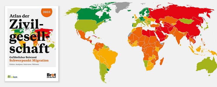 Bild des Atlas der Zivilgesellschaft von Brot für die Welt 