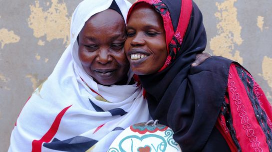 Frauen aus ein Emergency Response Room in Sudan