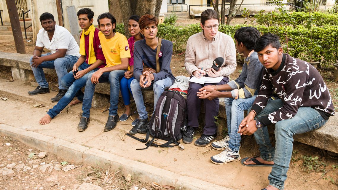 Indien. Karnataka. Bangalore. Besuch bei der NGO Samwada.