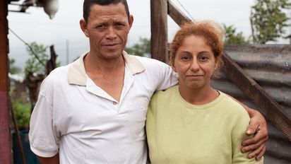 Die Eltern von Genesis, Antonia Almendras und Carlos Rivera in Honduras