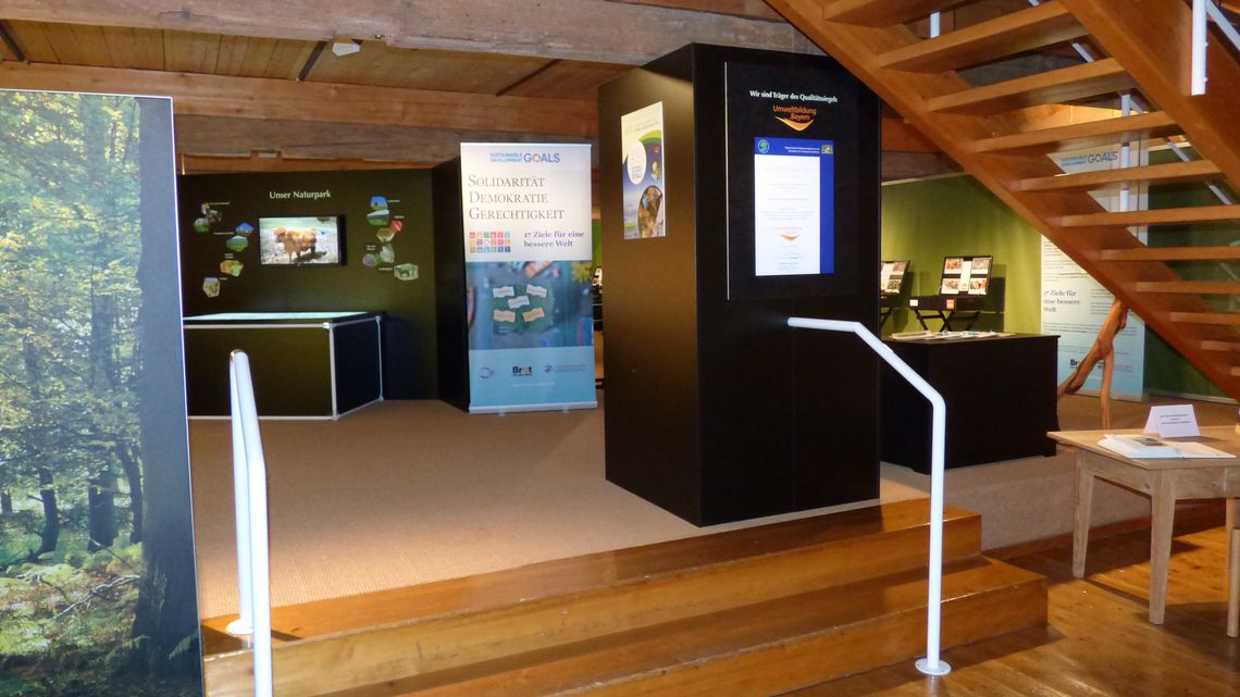 Die SDG-Ausstellung im Naturpark-Haus Oberschönenfeld