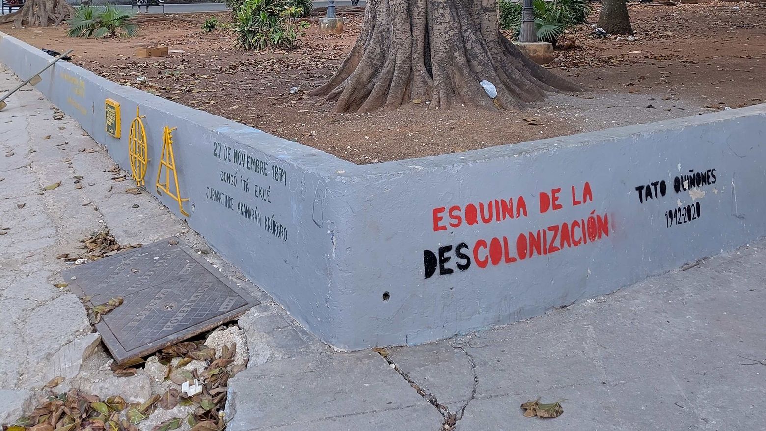 Ecke der Entkolonialisierung in Havanna 