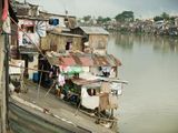 Wohnen am wasser, Manila Philippinen